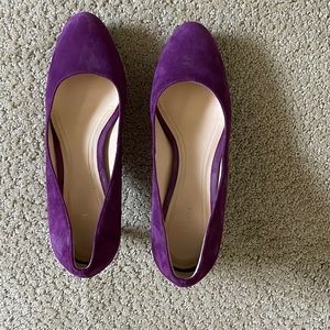 Cole Haan nubuck heels